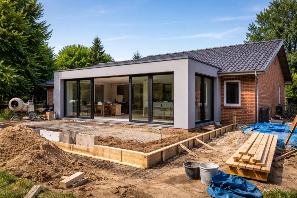 Tilbygning til parcelhus: pris, proces og typiske faldgruber